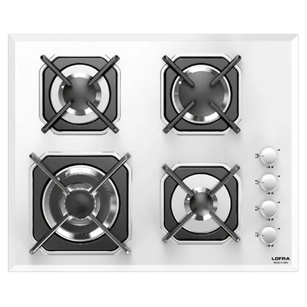 lofra-hgb6h0-plaque-gaz-verre-blanc-60-cm-3-feux image 1