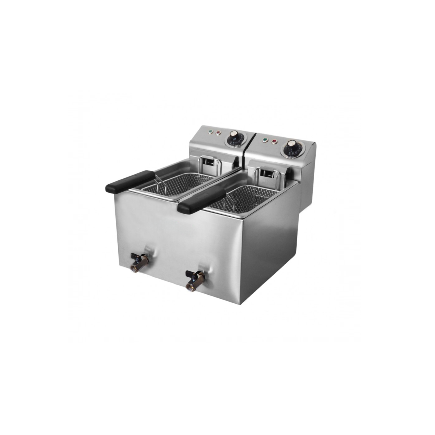 horekus-cocina-f44fc-friteuse-double-4l-4l-robinet image 1