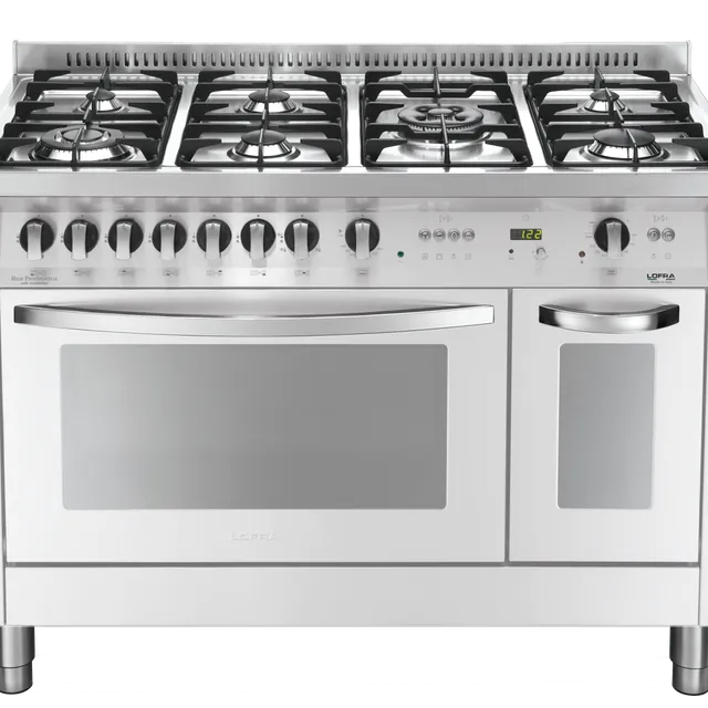 lofra-curva-pbpd126gv-e-2ci-cuisini-re-gaz-blanc-perle-5-feux image 1
