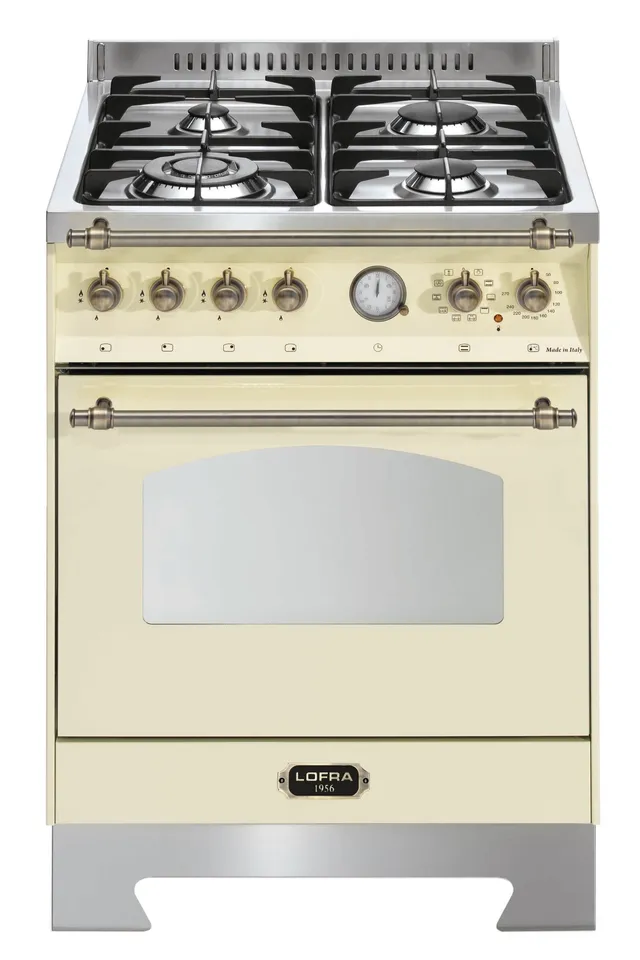 lofra-dolcevita-rbi66mft-c-cuisini-re-ivoire-bronze-4-feux-60-cm image 1