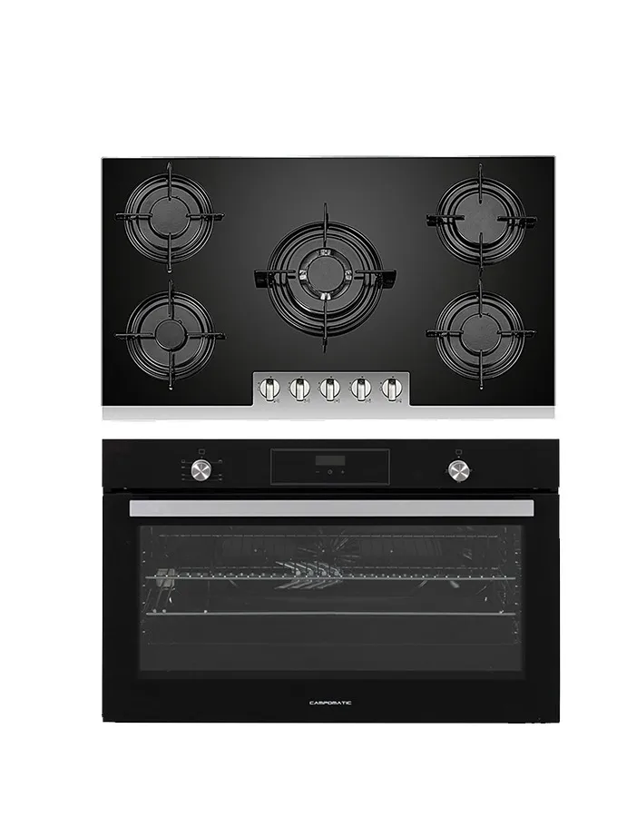 campomatic-ovens-bundle-four-gaz-90cm-verre-noir image 1