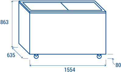 cool-head-freezer-cfg-508-cong-lateur-coffre-500-l-vitr image 7