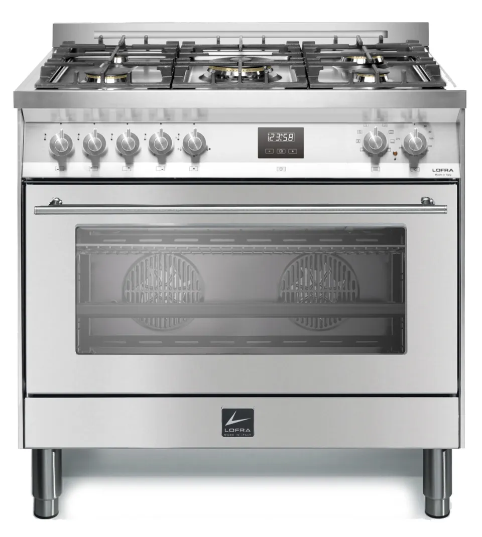 lofra-venezia-pg96-cuisini-re-gaz-90-cm-inox-5-feux-130l image 1
