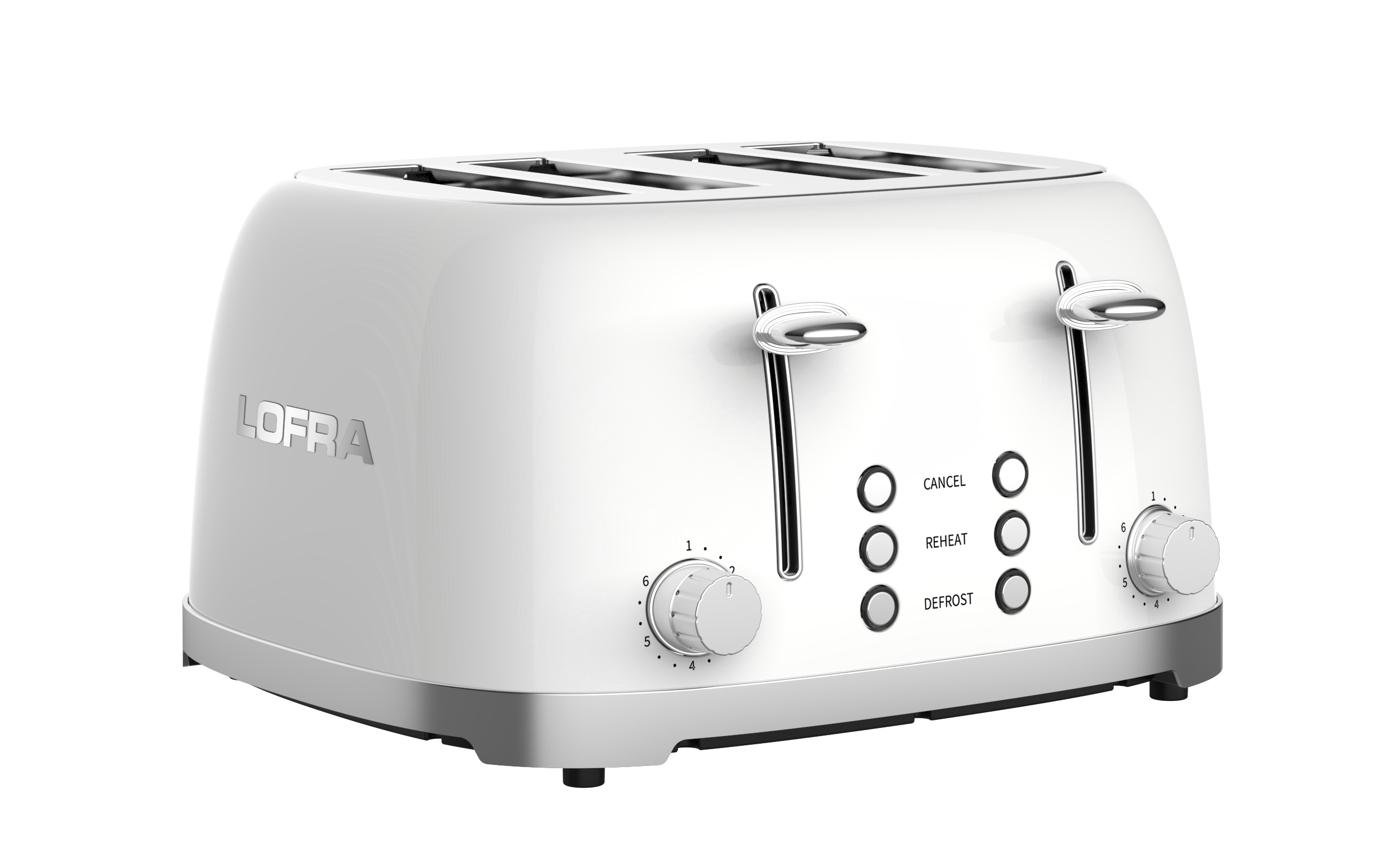 lofra-itabp46e-1-grille-pain-4-tranches-blanc-perle image 1