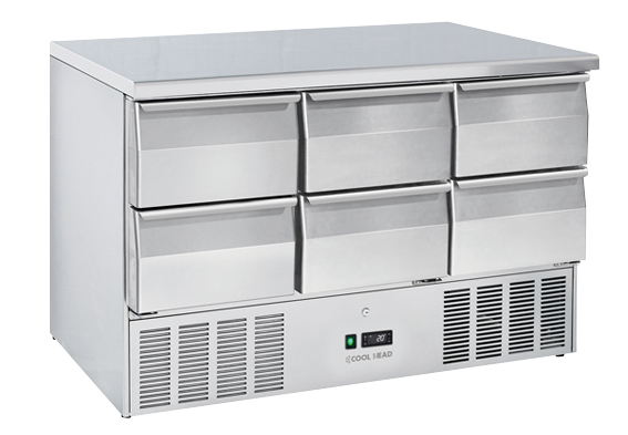 cool-head-inox-crd-96a-saladette-r-frig-r-e-6-tiroirs-gn1-1 image 1