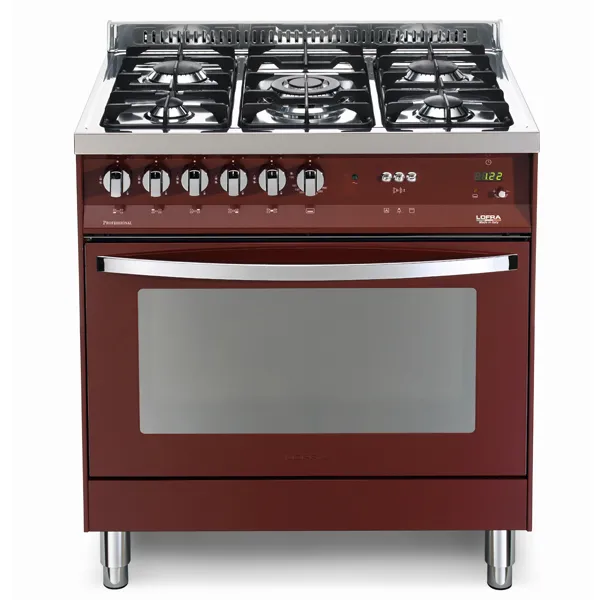 lofra-rainbow-prg86gvt-c-cuisini-re-gaz-rouge-80-cm image 1