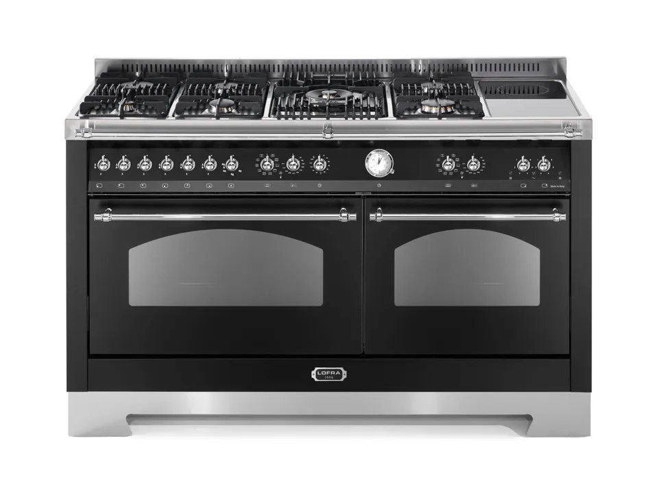 lofra-dolcevita-rnmd156-cuisini-re-150-cm-noir-mat-6-feux image 1