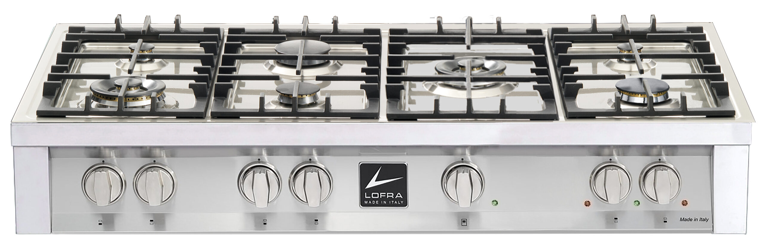 lofra-tas126-7-plan-de-cuisson-gaz-120-cm-inox-5-feux image 1