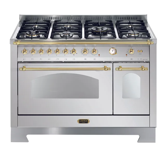 lofra-dolcevita-rsd126-cuisini-re-gaz-120-cm-inox-laiton image 1