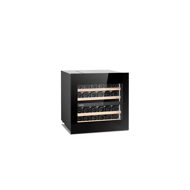 horekus-kdw24-b-armoire-vin-24-bouteilles-noir-2-zones image 1