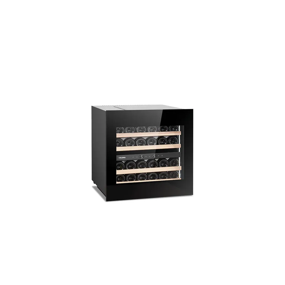 horekus-kdw24-b-armoire-vin-24-bouteilles-noir-2-zones image 1