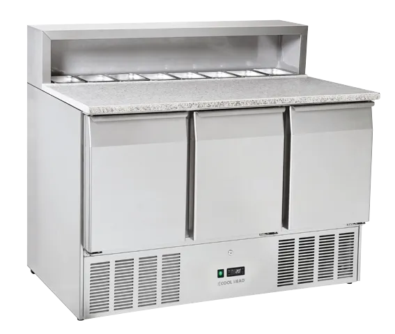 cool-head-inox-crp-93a-saladette-pizza-gn1-1-top-granit image 1