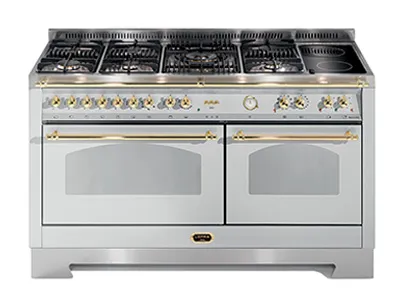 lofra-dolcevita-rsd156mft-cuisini-re-acier-laiton-150cm-double-four image 1