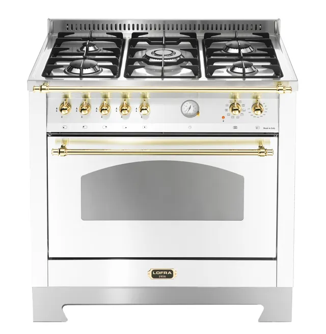 lofra-dolcevita-rbpg96mft-ci-cuisini-re-blanc-perle-90-cm image 1