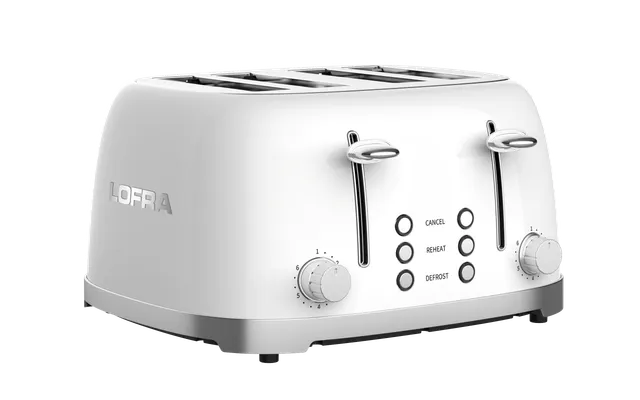 lofra-itabp46e-1-grille-pain-4-tranches-blanc-perle image 1