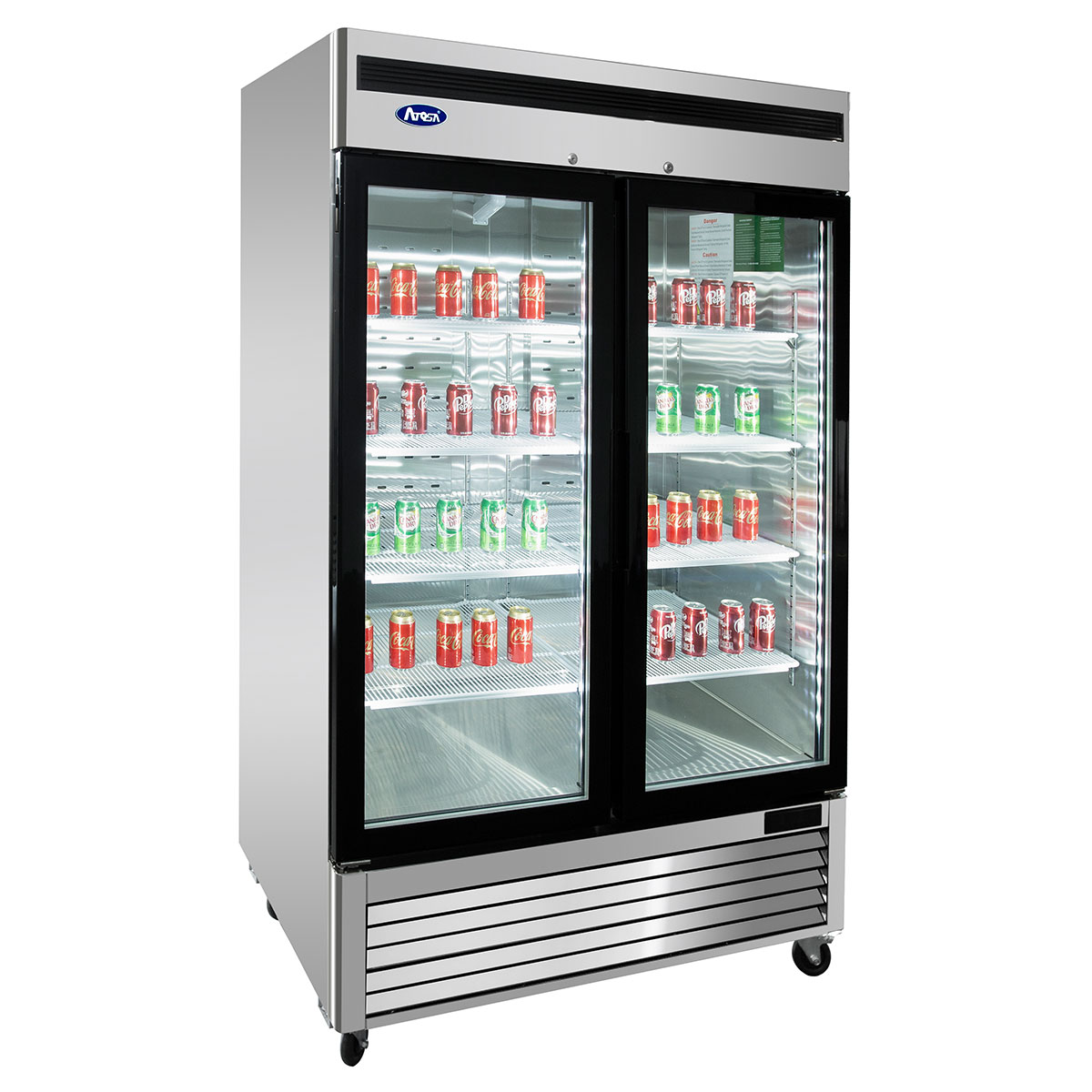 atosa-mcf8707gr-vitrine-r-frig-r-e-2-portes-vitr-es-inox image 2