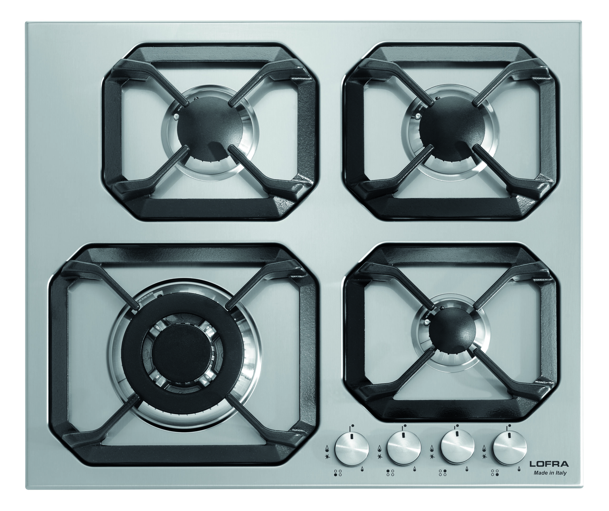 lofra-hls640-table-de-cuisson-gaz-inox-60-cm-4-feux image 1