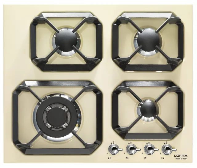 lofra-dolcevita-hrbi6g0-plaque-gaz-ivoire-60-cm image 1
