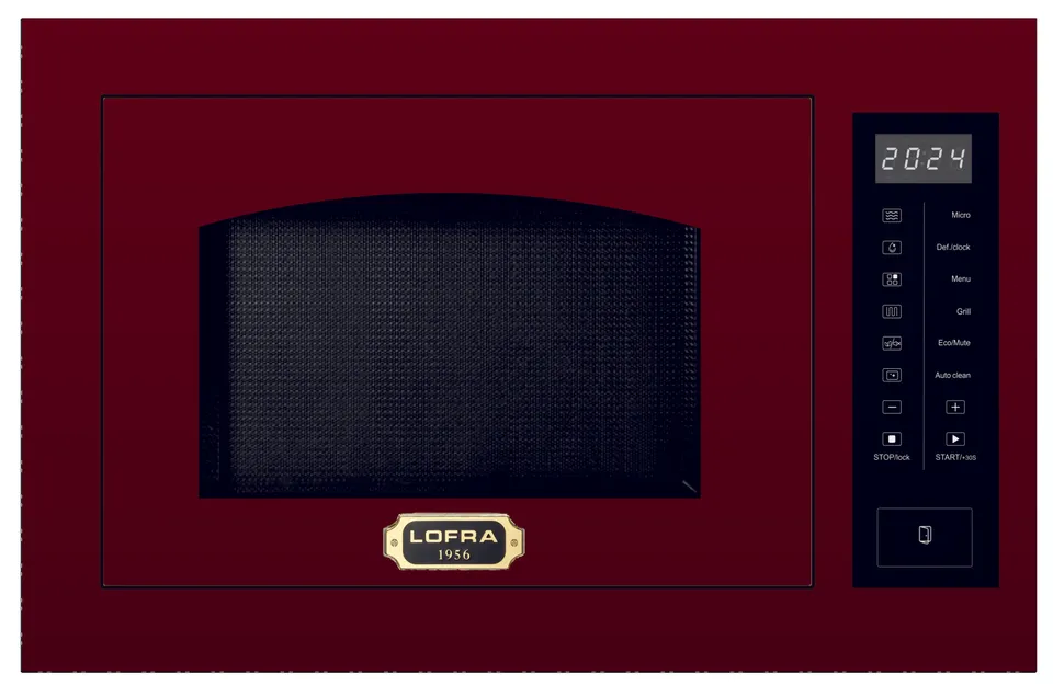 lofra-fmrr6t25me-o-micro-ondes-25l-burgundy-grill-laiton image 1