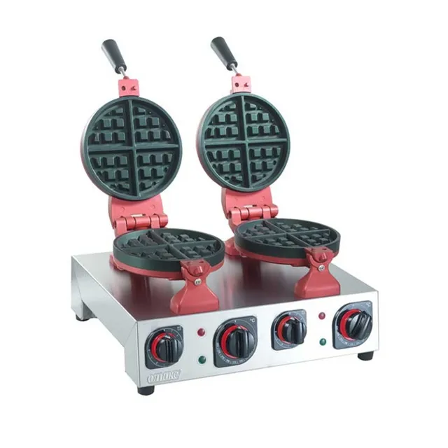 corequip-cuisson-gaufrier-double-rond-1-3-kw-t-flon image 1
