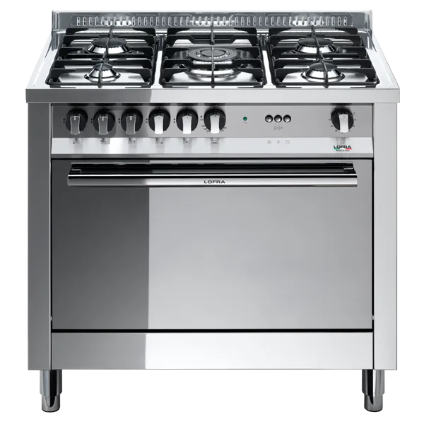 lofra-maxima-mg96gv-c-cuisini-re-gaz-inox-4-feux-four-gaz image 1