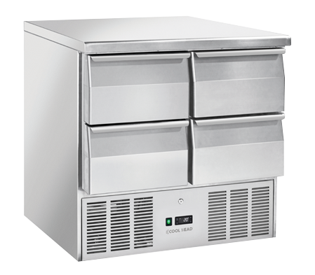 cool-head-inox-crd-94a-saladette-gn1-1-4-tiroirs-classe-c image 1