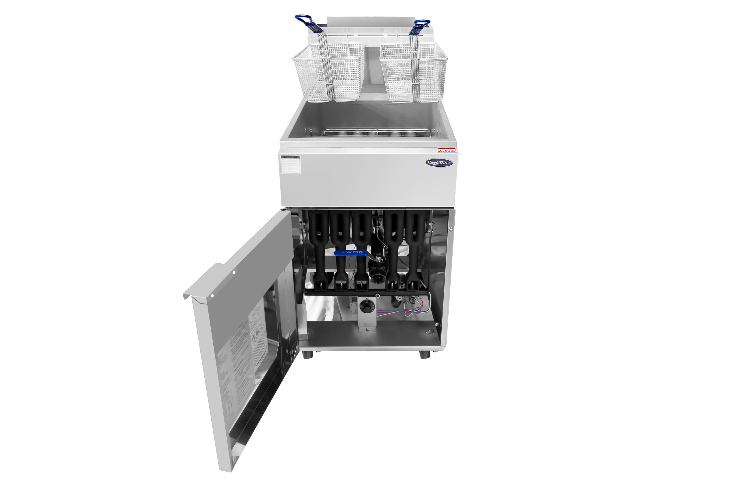cookrite-atfs-75es-friteuse-gaz-pro-75-lb-double-panier image 2