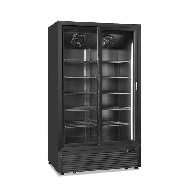 horekus-kcl1100-b-armoire-boissons-double-noire image 1