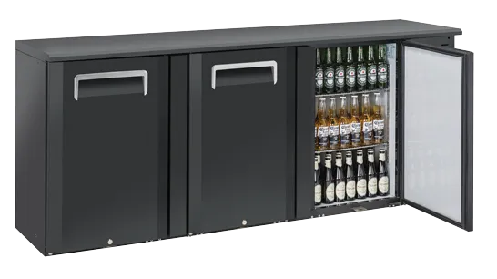 cool-head-drinks-qb-300-arri-re-bar-r-frig-r-noir-3-portes image 1