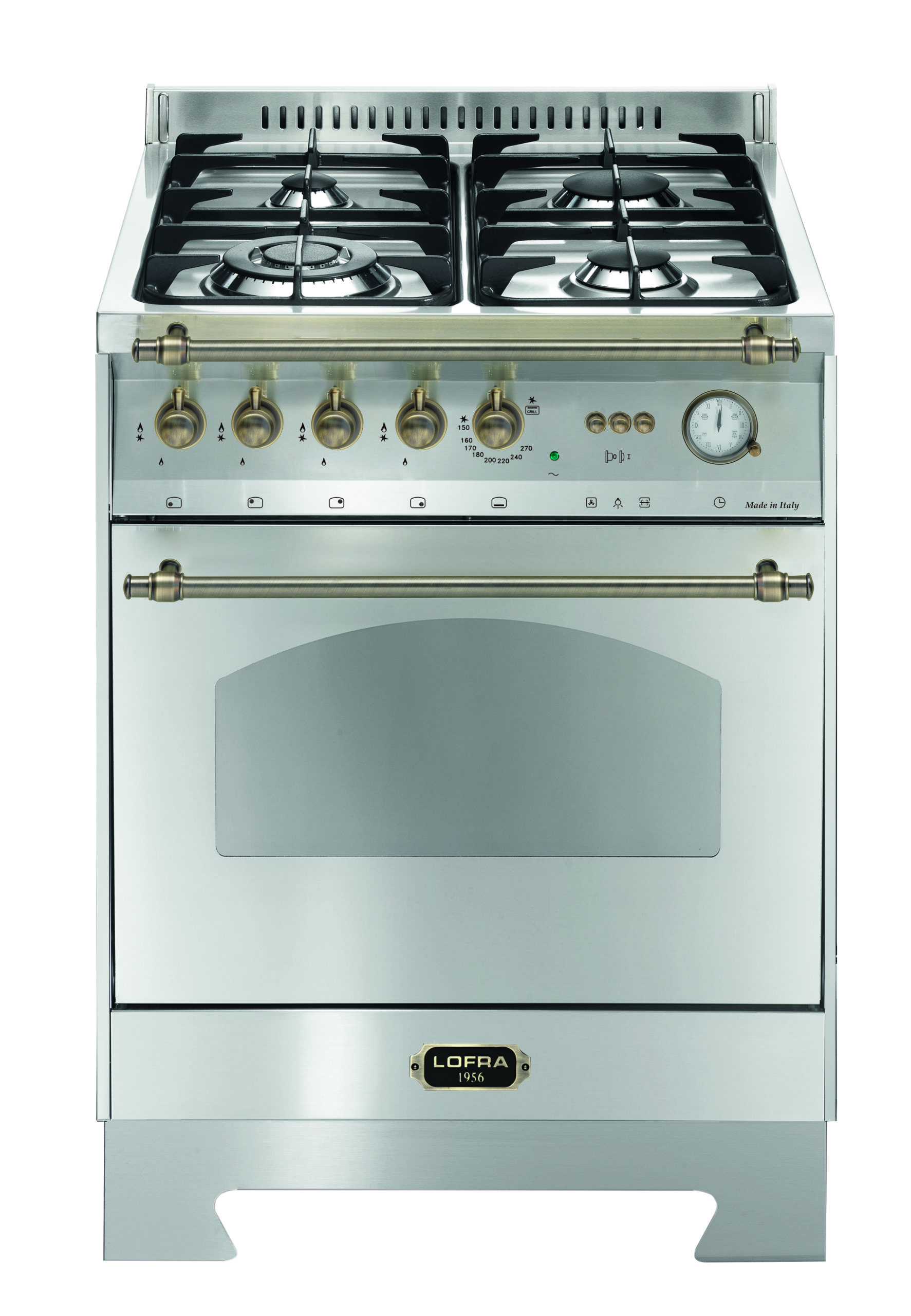 lofra-dolcevita-rs66gvgt-ci-cuisini-re-60-cm-inox-bronze image 1
