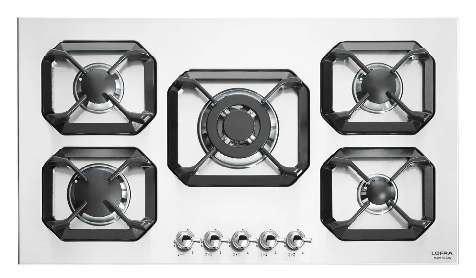 lofra-dolcevita-hrbp9a0-plaque-gaz-blanc-perle-90-cm image 1