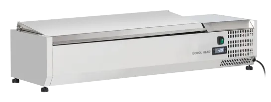 cool-head-inox-vrx-12-33s-s-vitrine-gn1-4-statique image 1