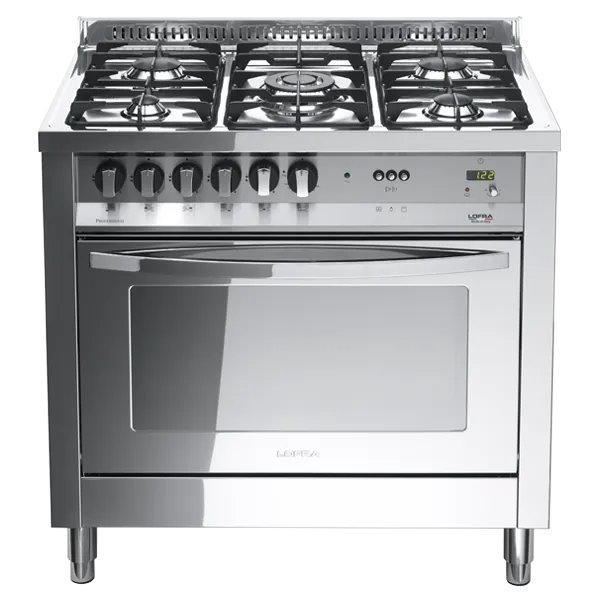 lofra-curva-plg96gvt-c-cuisini-re-gaz-90cm-inox-4-feux-four-101l image 1