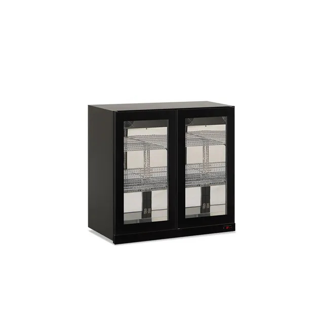 horekus-kold200-wall-vitrine-boissons-horizontale-noire image 1