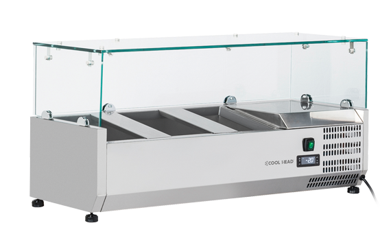 cool-head-inox-vrx-10-33-vitrine-r-frig-r-e-gn1-4-verre image 1