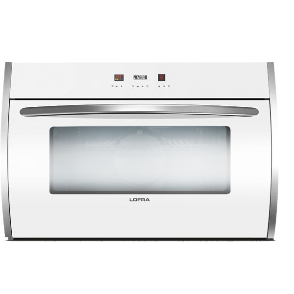 lofra-ffvb9tee-four-encastrable-90-cm-verre-blanc-101l image 1