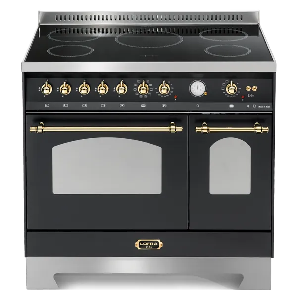lofra-dolcevita-rnmd96mfte-5i-cuisini-re-induction-noir-laiton-90-cm image 1