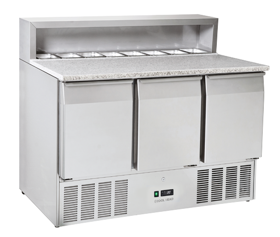 cool-head-inox-crp-93a-saladette-pizza-gn1-1-top-granit image 1