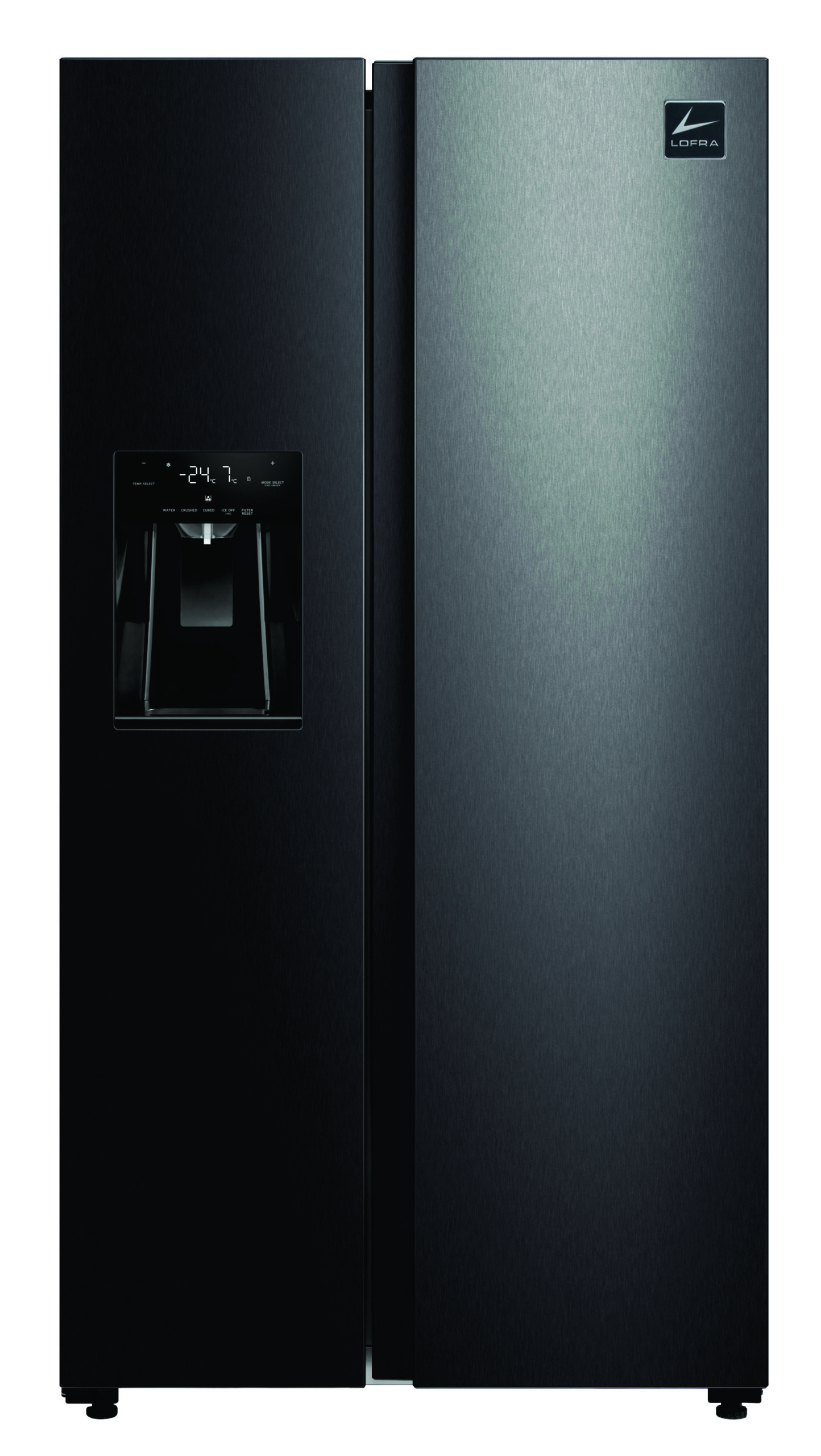 lofra-gf0ds918-0-r-frig-rateur-side-by-side-dark-inox-no-frost image 1