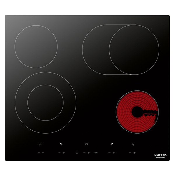 lofra-venere-60-plaque-vitroc-ramique-60-cm-noire-4-zones image 1