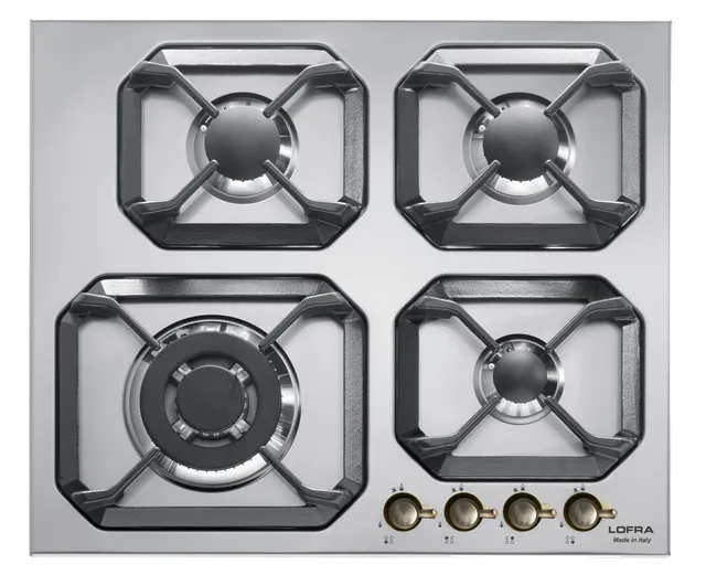 lofra-dolcevita-hrs6g0-plaque-gaz-acier-bronze-compacte image 1