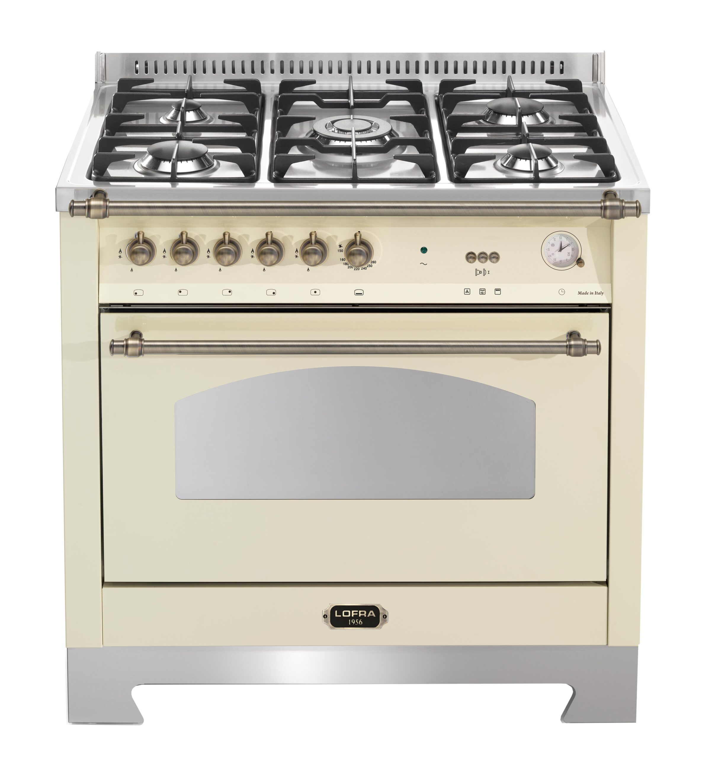 lofra-dolcevita-rbig96gvgt-ci-cuisini-re-90-cm-ivoire-bronze image 1