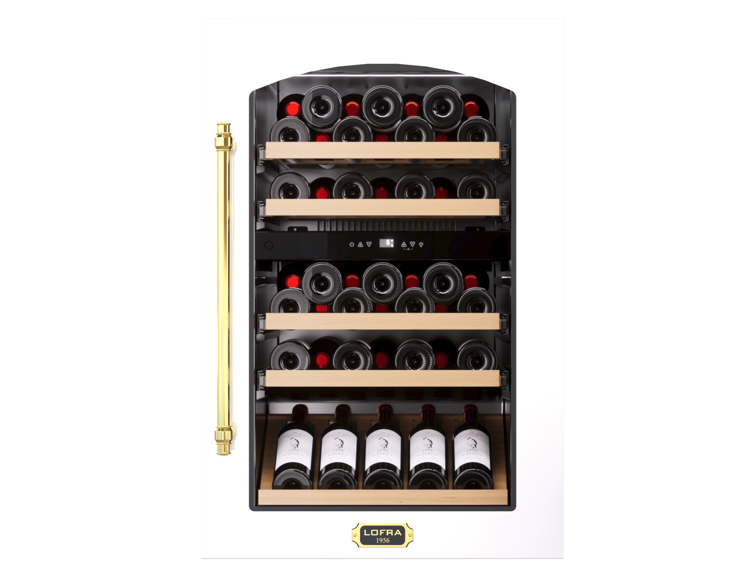 lofra-bottle-cooler-zbrbp41md-0-cave-vin-blanc-perla-41-double-zone image 1