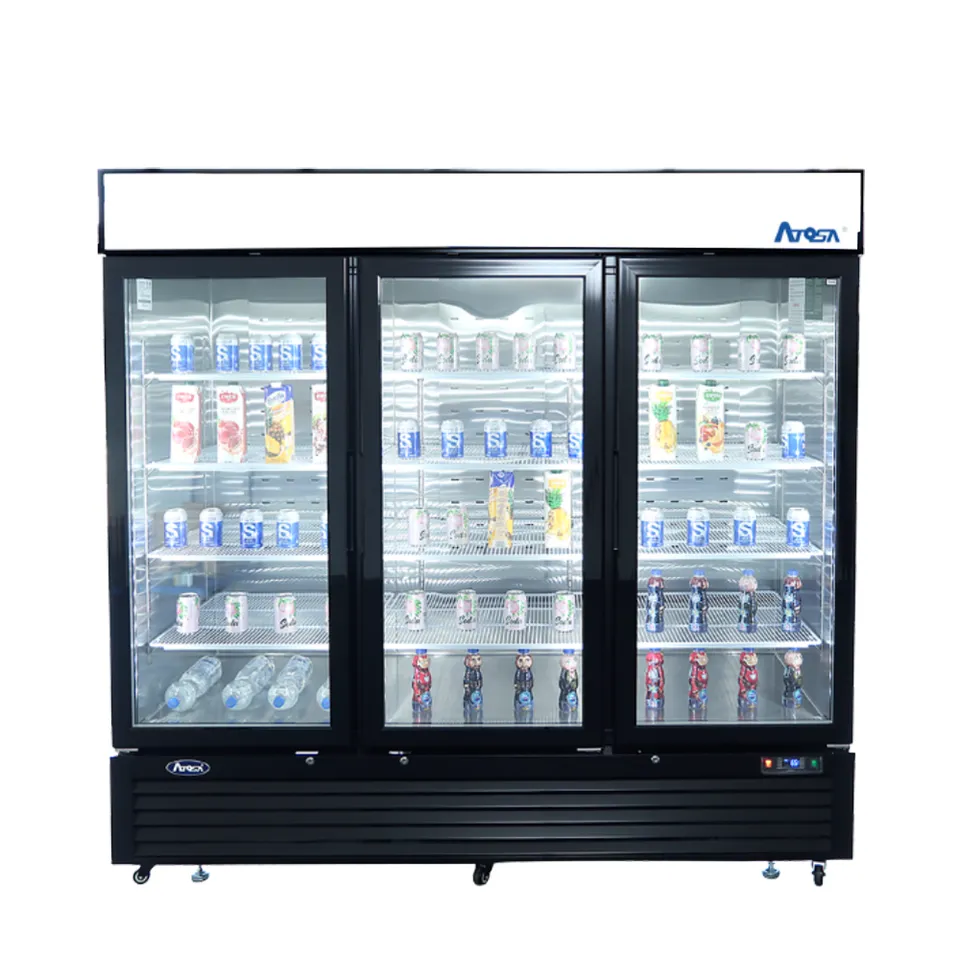 atosa-mcf8728gr-vitrine-cong-lateur-noir-3-portes-vitr-es image 1