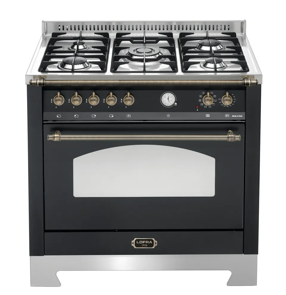 lofra-dolcevita-rnmg96mft-ci-cuisini-re-90-cm-noir-bronze image 1