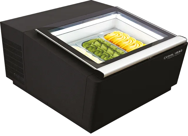 cool-head-display-vbg-3b-vitrine-glace-3-bacs-noire image 1