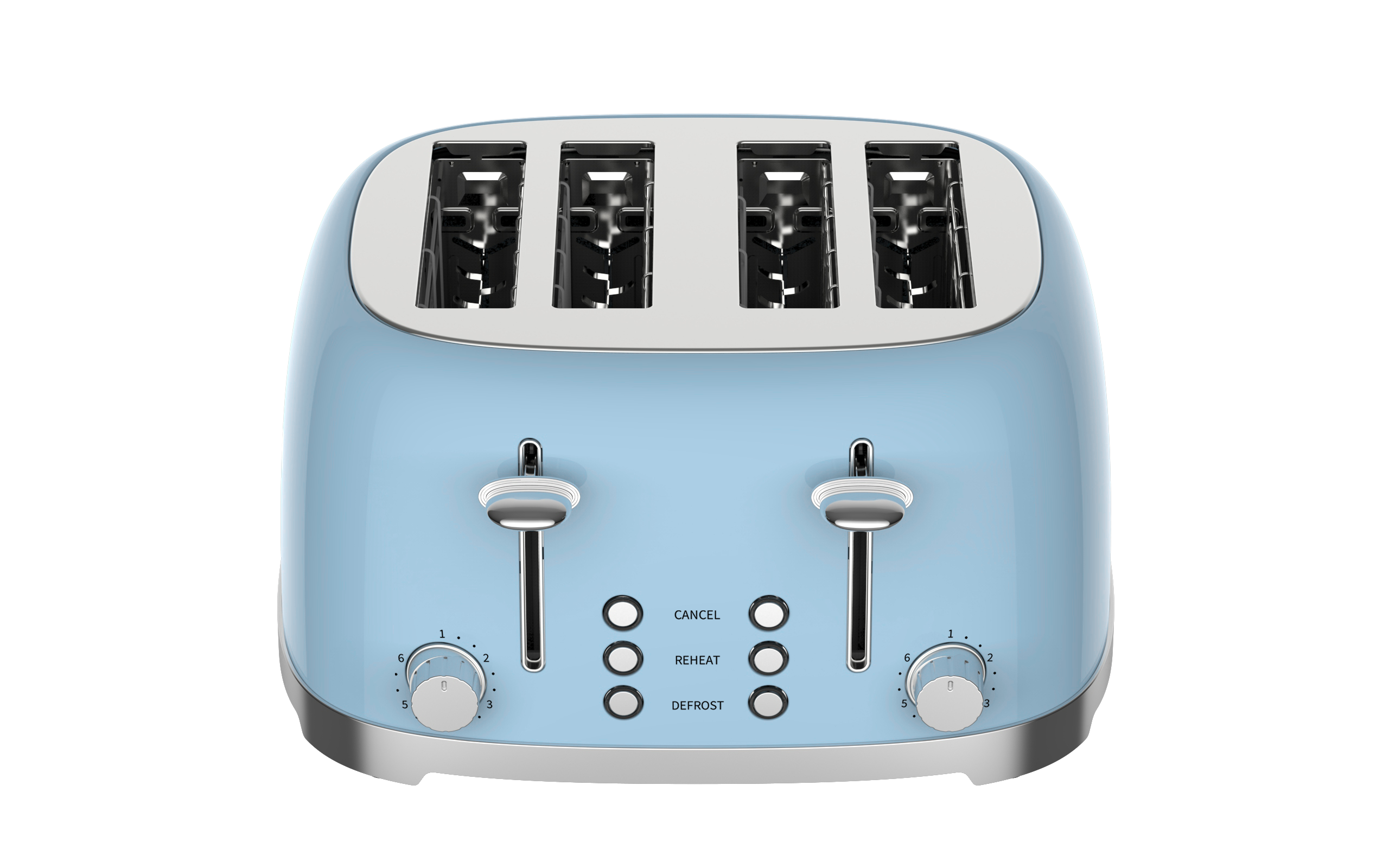 lofra-italb46e-1-grille-pain-4-tranches-bleu-clair-6-niveaux image 5