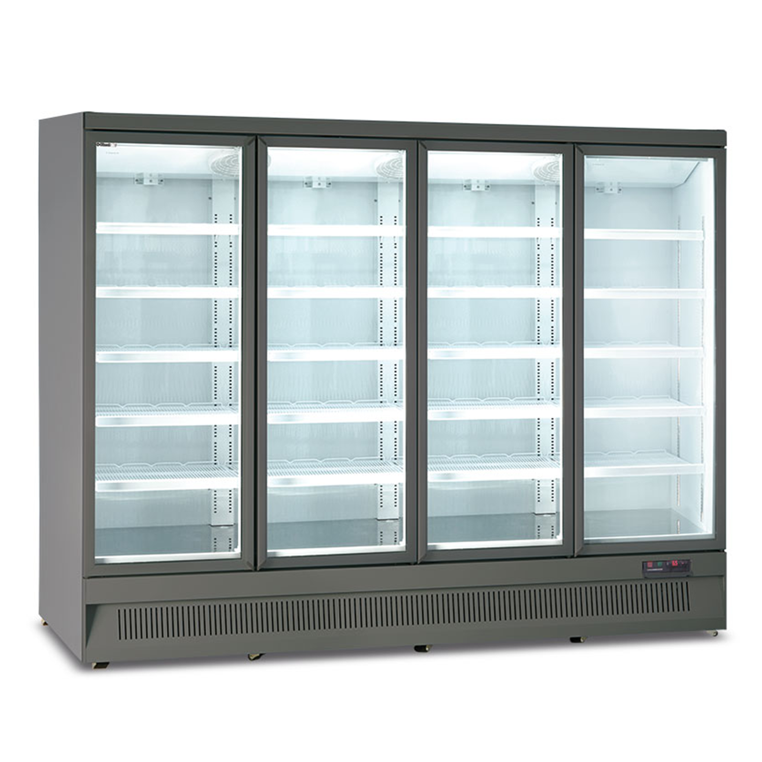 horekus-kmr250-p-g-vitrine-murale-grise-no-frost image 1