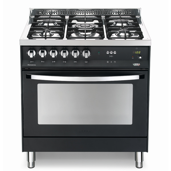lofra-rainbow-pnmg86gvt-c-cuisini-re-gaz-noir-mat-80-cm image 1