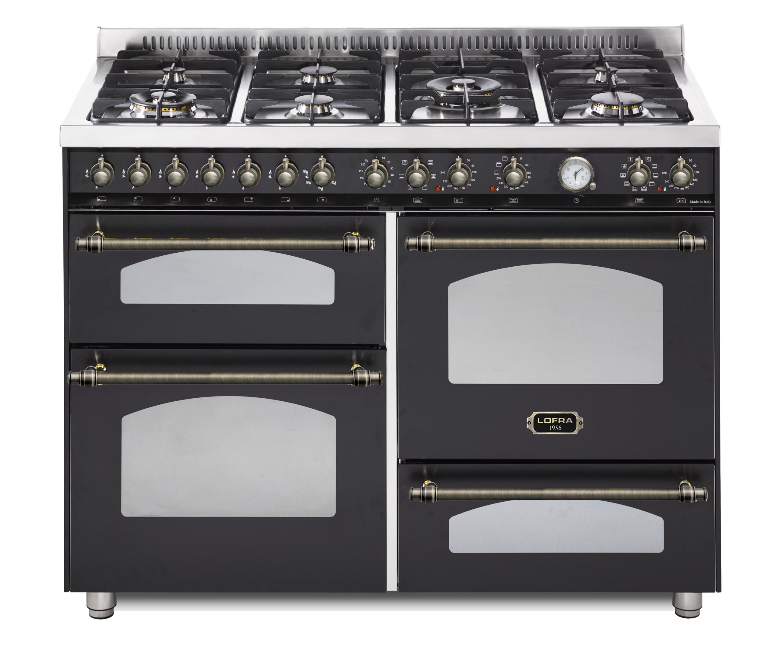 lofra-dolcevita-rnm126-cuisini-re-gaz-120-cm-noir image 1